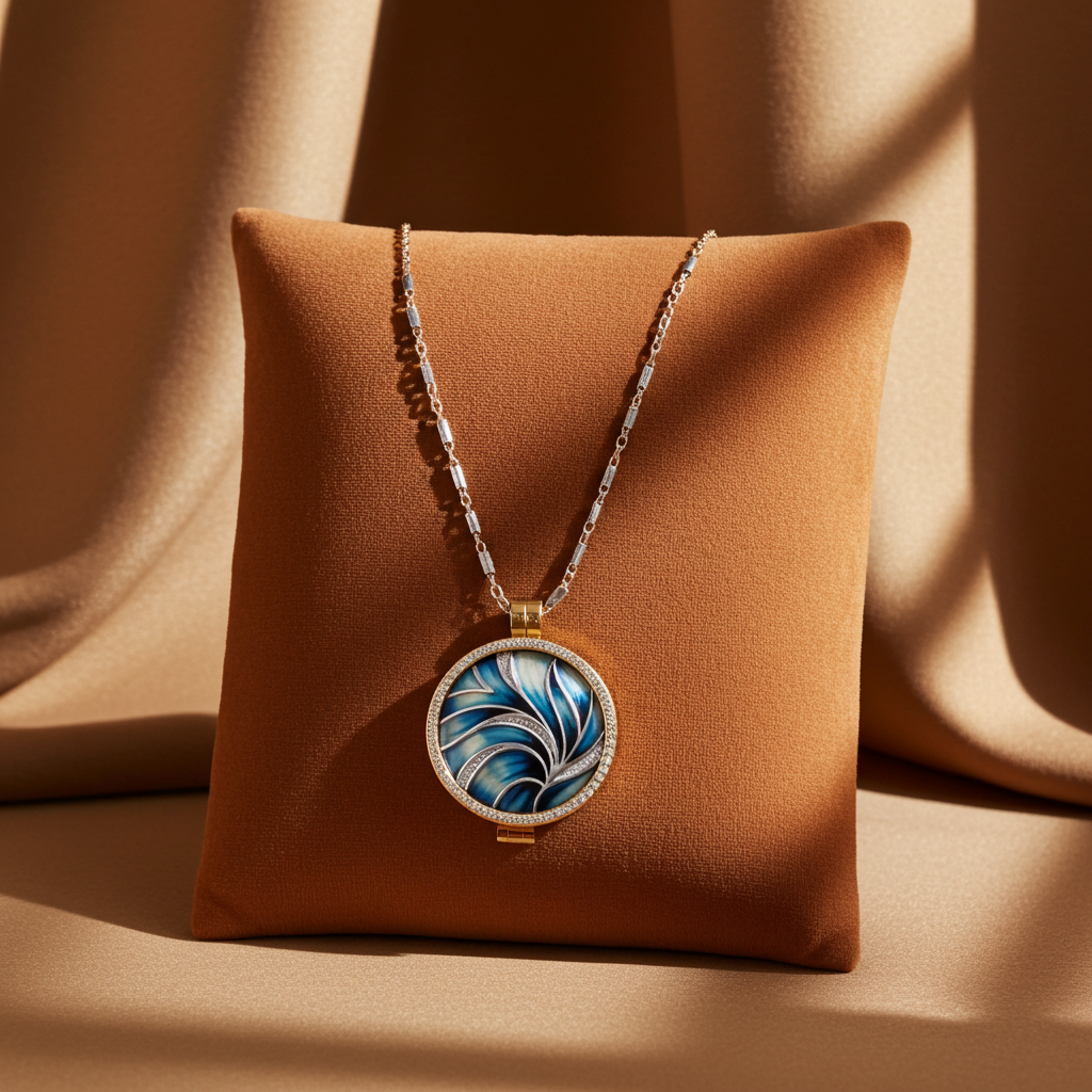 Inspiration Grande Blue Leaf (33mm) – Bild 2