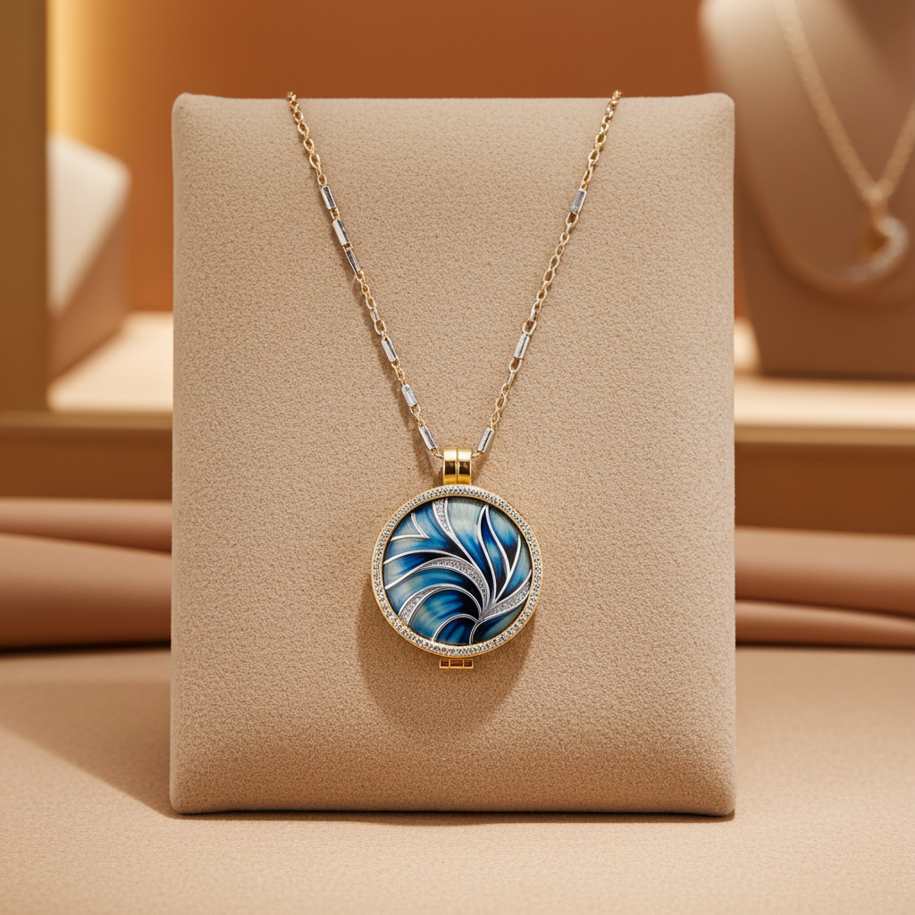 Inspiration Grande Blue Leaf (33mm) – Bild 5