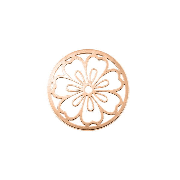 MY iMenso Fantasy flower cover 24mm Insignia (925/rosegold-plated)-0