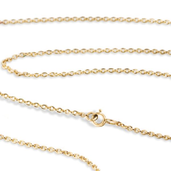 MY iMenso Gold necklace Jasseron basic 0,9mm (14k gold) (choose your size)-0