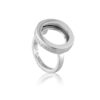 MY iMenso 925/rhod-plated ring for 14mm 8/022 size 48 / 15 1/2-0